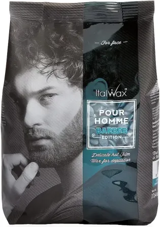 Воск горячий в гранулах , пленочный для лица ITAL WAX Pour Homme Barber 500 гр. Киев