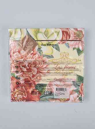 Салфетки бумажнае  (ЗЗхЗЗ, 18шт)"Летний букет нежности " Luxy  (1 пачка) Харків