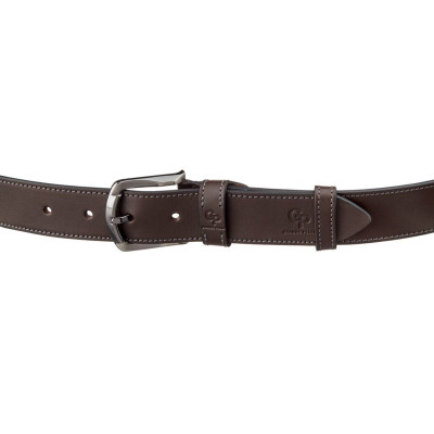 Ремень Grande Pelle Джинсовый Коричневый (11158) Винница - изображение 6