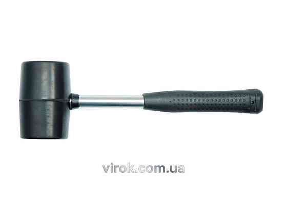 Молоток гумовий VOREL з металевою ручкою, Ø=50 мм, m=410 г [12/60] Одеса