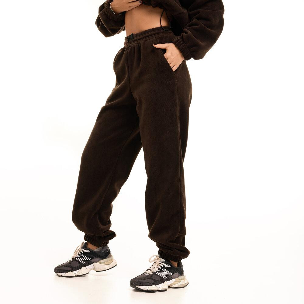 Шоколадний костюм зимовий флісовий. Жіночий теплий костюм Pobedov Huggi жіночий Київ - фото 8