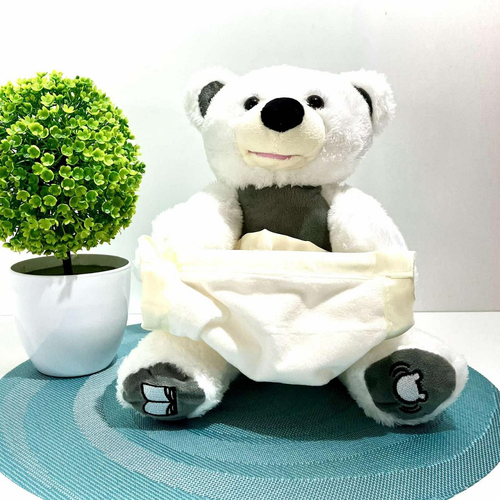 Ведмедик казкар інтерактивний грає в хованки розповідає казки Білий (M 5843 I UA) Чернигов - изображение 1