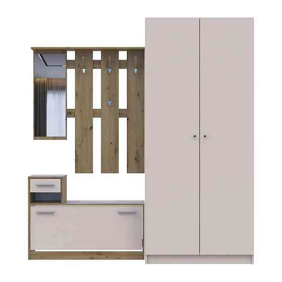 Прихожая Doros Alice и шкаф Promo Дуб Эвок/Кашемир DRS-011754 (42005160) Днепр