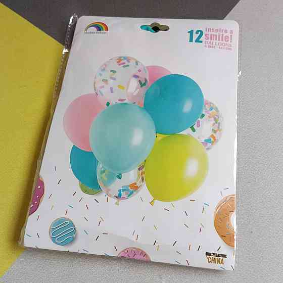 Набір кульок 12шт для свята для фотозони 010975 Київ