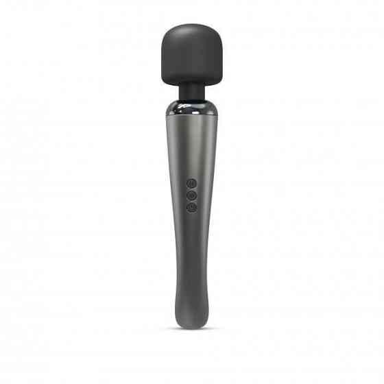 Мощный вибромассажер Dorcel Megawand Chrome Silver перезаряжаемый, 160 режимов Sex Aura Киев