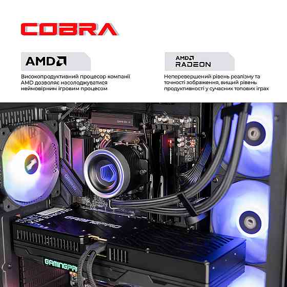 Персональний комп'ютер COBRA Gaming (A99X.32.H1S5.96XT.22094) ( 27592 ) Харьков