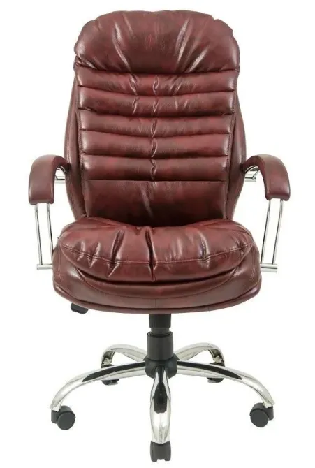 Офісне Крісло Керівника Richman Valencia Madras Firenze Хром М2 AnyFix Коричневий Київ - фото 2