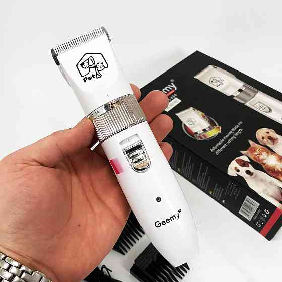 Машинка для стрижки довгошерстих собак Gemei, Машинка для стрижки тварин з регульованою довжиною KR-58 Івано-Франківськ
