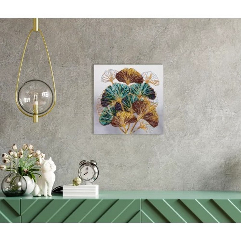 Набір-міді для вишивання бісером "Смарагдова гілка" AMB-088 на натуральному полотні Вінниця - фото 5