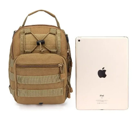 Тактическая армейская сумка через плечо Хаки Винница - изображение 9