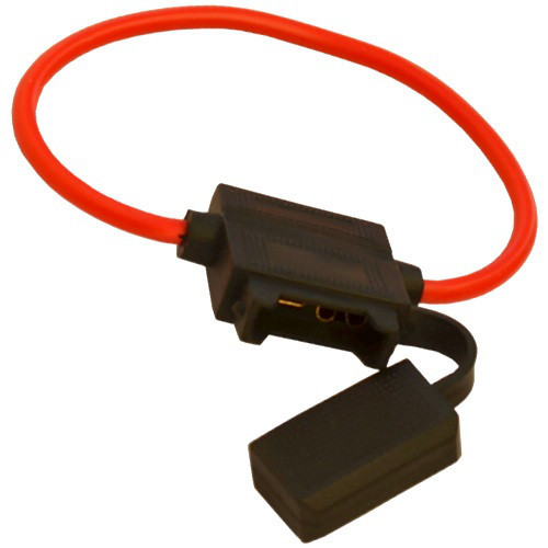 Тримач автопредохранителя W/8" , 12AWG, з кабелем (Тип2) Полтава - фото 1