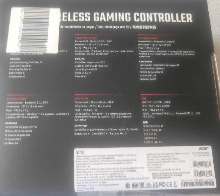 Геймпад джойстик Acer nitro. Киев - изображение 2