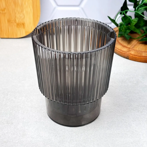 Вазон Стелла для орхідей дренажний 16*18,5см коричневий прозорий Алеана Житомир - изображение 2