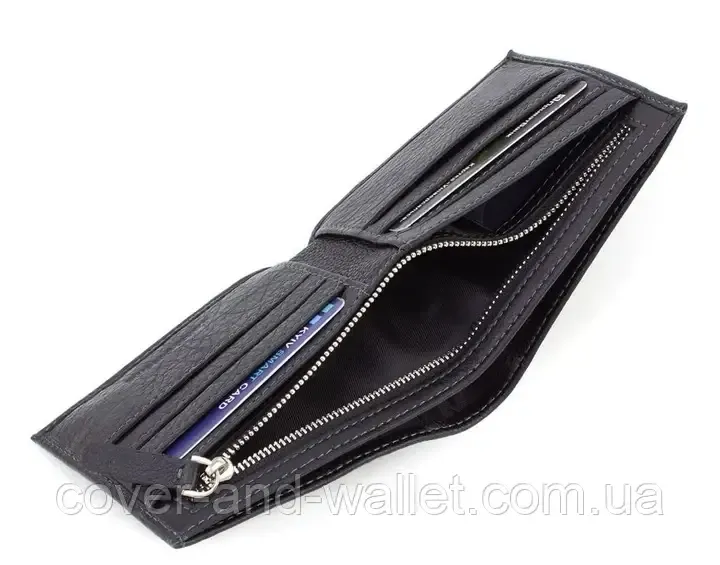 Стильний чоловічий гаманець із натуральної шкіри на магнітах Marco Coverna 237-1 Київ - фото 14