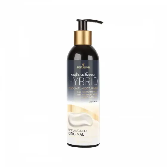 Змазка водно-силіконова Sensuva Hybrid Formula (240 мл) без цукру, можна для оральних пестощів Львів
