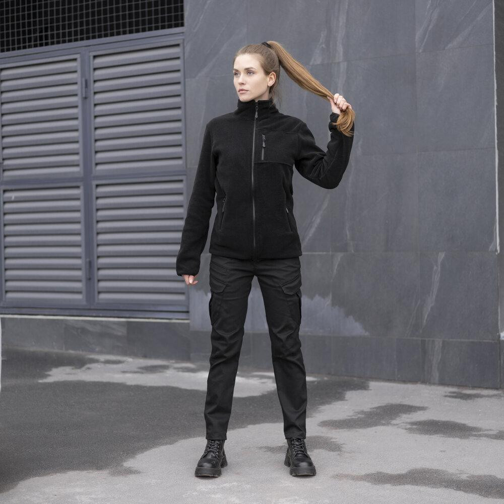 Брюки-карго тактические черные для женщин Pobedov Tactical V2 Женские Киев - изображение 3