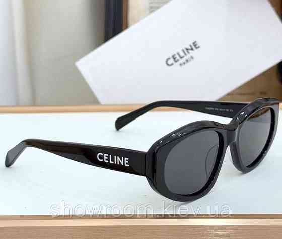 Жіночі сонцезахисні окуляри Celine (40279) black LUX Київ