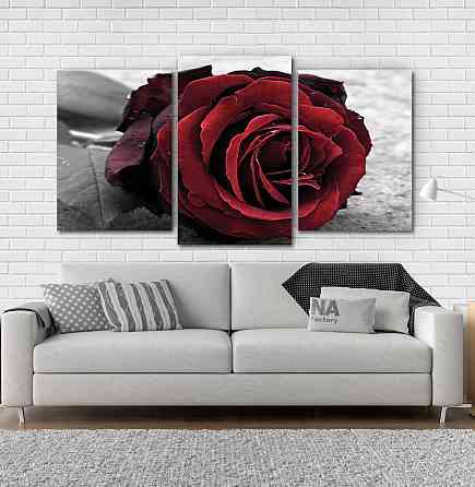 Модульная картина Роза Art-32_3 Киев