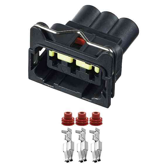 Разъем коннектор 3-кон., металл, 881628-1, TE Германия, Франция, Германия универс., Audi, Bugatti, Porsche, Seat, Skoda, VW Киев