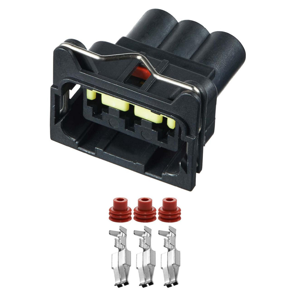 Роз'єм конектор 3-кон., метал, 881628-1, TE Германия, Франция, Германия універс., Audi, Bugatti, Porsche, Seat, Skoda, VW 40568 Київ - фото 1