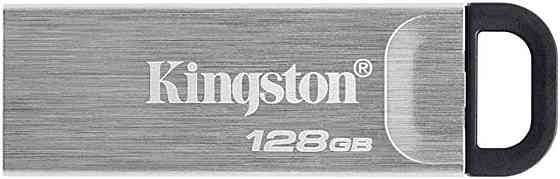 Флешка flash Kingston USB накопичувач 3.2 DT Kyson 128GB, колір сіро-чорний DTKN / 128GB Одеса