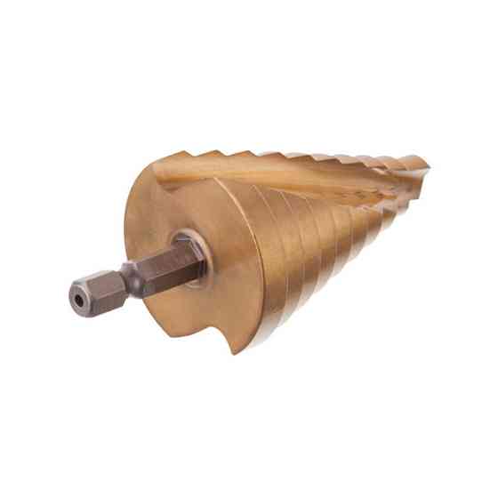 Свердло ступінчасте по металу, спіральне, 9-36 мм, HEX INTERTOOL SD-5838 Київ