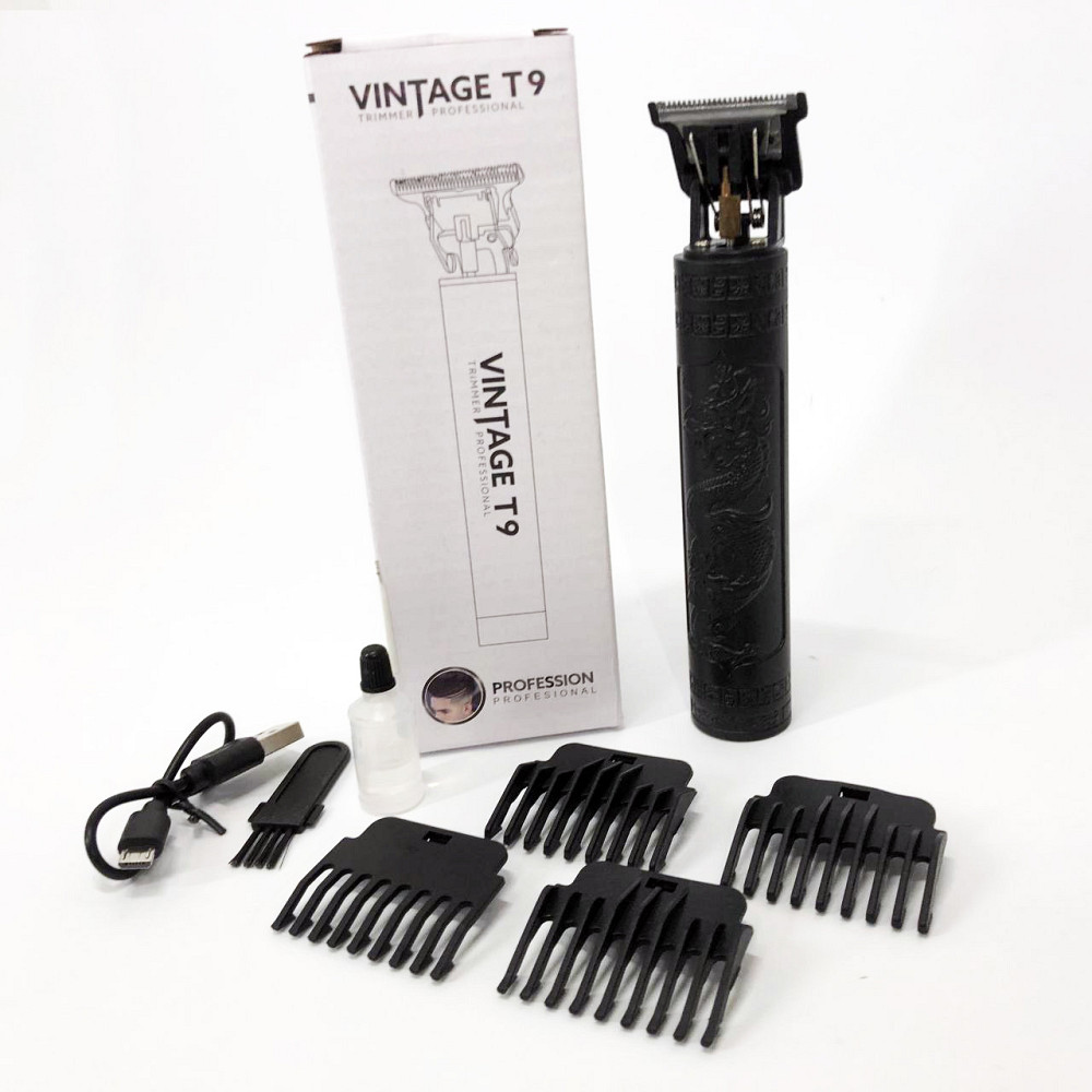 Набор для удаления волос с зарядным устройством Vintage T9-2, Машинка-тример для стрижки беспроводная BX-98 Львов - изображение 3