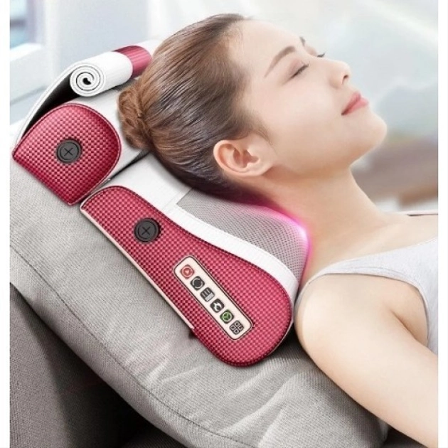 Масажер для шиї та плечей Benbo P-708 Масажна подушка Київ - фото 3