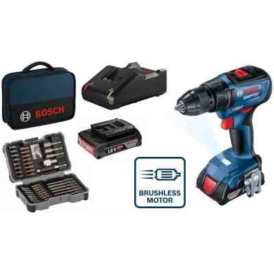 Шуруповерт Bosch GSR 18 V-50, 2*2 Ач, ЗУ, кейс (0.601.9H5.004) Винница