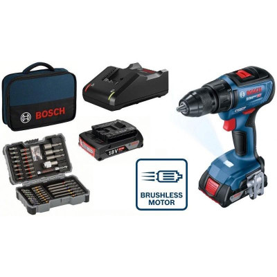 Шуруповерт Bosch GSR 18 V-50, 2*2 Ач, ЗУ, кейс (0.601.9H5.004) Винница - изображение 1
