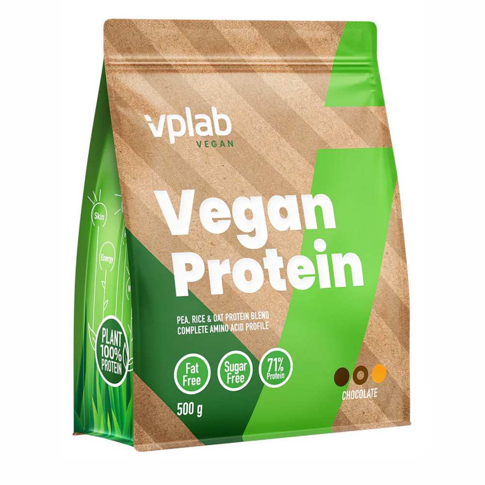 Vegan Protein - 500g Chocolate Киев - изображение 1