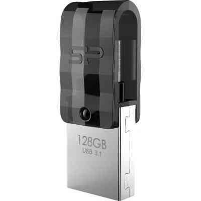 USB флеш накопитель Silicon Power 128GB C31 Silver USB 3.1/Type C (SP128GBUC3C31V1K) Винница