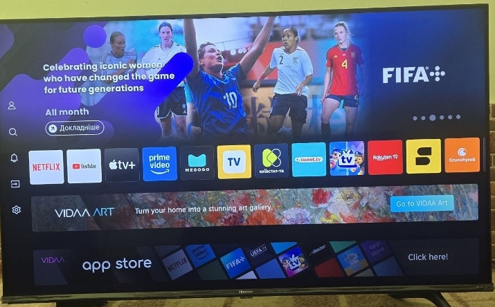 Телевизор HISENSE 43 4K, Smart ,2022. Киев - изображение 3