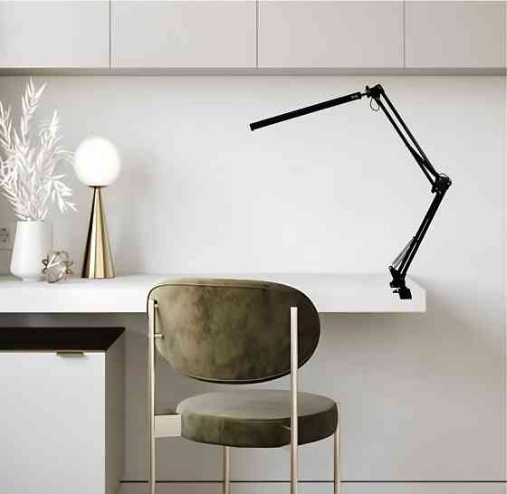 LED светильник на струбцине FocusPro 11Вт, черный Днепр