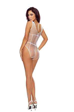 Бодистокінг Passion BS114 One Size, white Sex Aura Київ