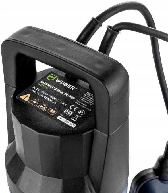 Дренажный насос для грязной и чистой воды Wuber 550Вт 11500л/ч (Польша) Киев - изображение 5