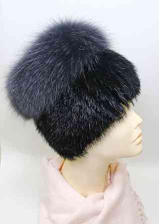 Шапка меховая женская кубанка Сюзанна Графитовый Харьков