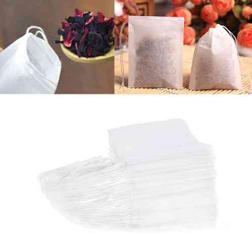 Фильтр пакет для заваривания чая трав 100шт, чайный пакетик c затяжкой Винница