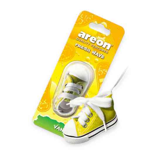 Ароматизатор на зеркало сухой areon wave fresh кеды 