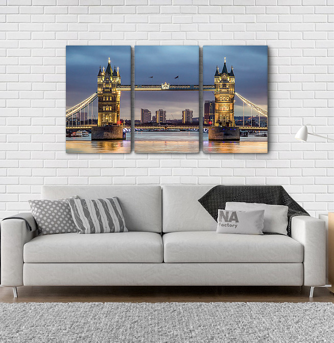 Модульная картина Ночной Лондон Art-28_3А Киев - изображение 2