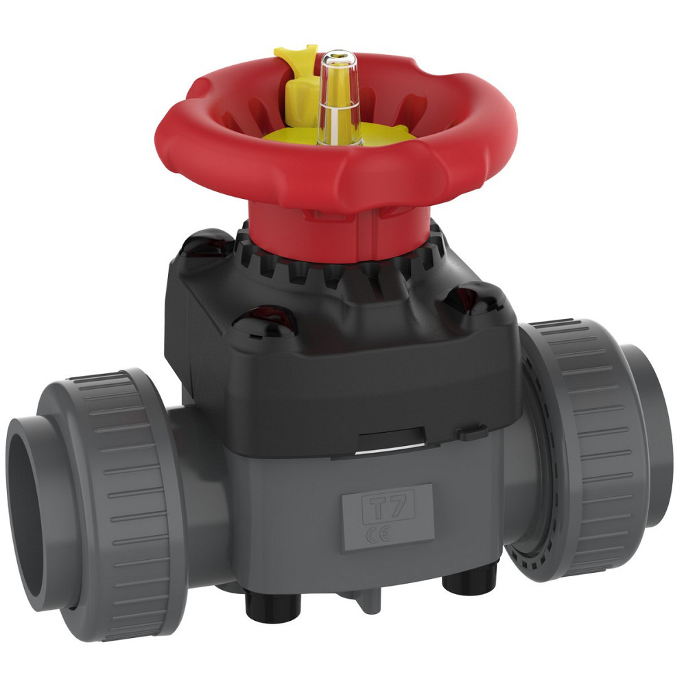 Мембранний вентиль Praher T7 з муфтовим закінченням (PN12.5 d32 мм) Київ - фото 1