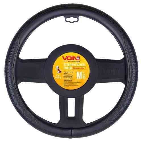 Чохол на кермо VLOD-L2171 BK M чорний шкірозамінник один шов Харків