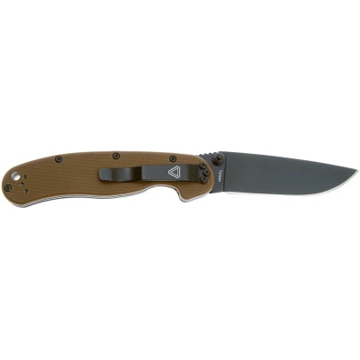 Ніж Ontario Knife RAT II AUS-8 Coyote Brown, Black Blade (ON8861CB) Вінниця - фото 2