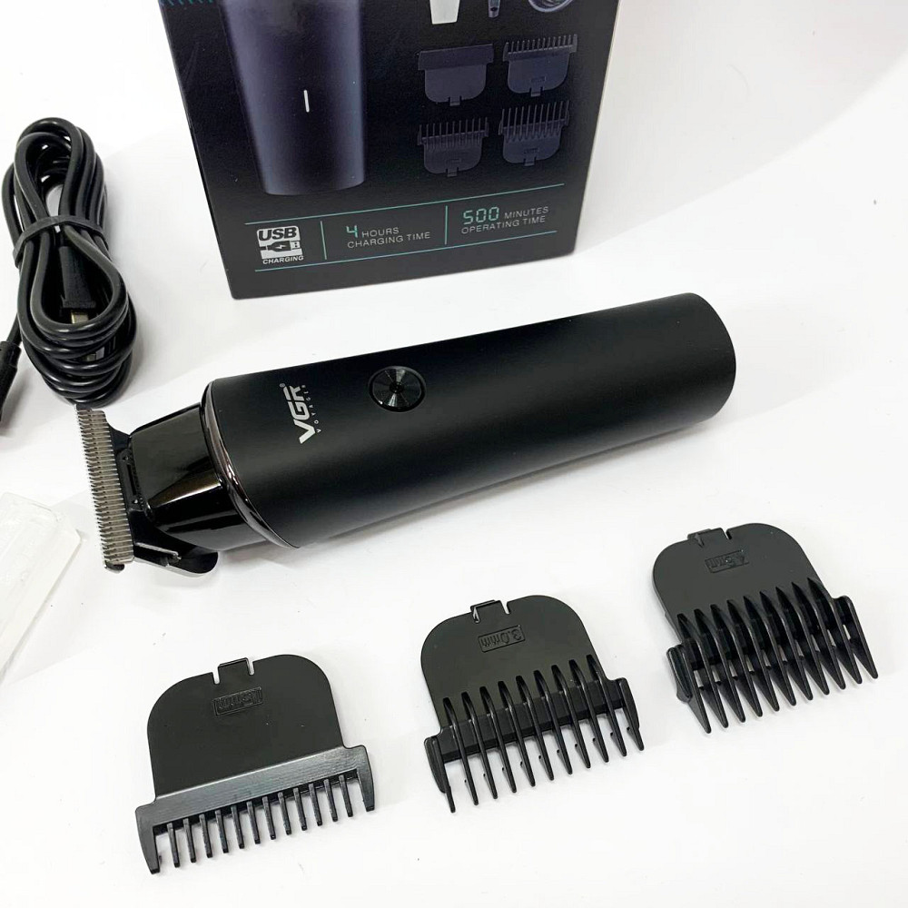 Універсальні машинки для стрижки волосся VGR V-933, Водонепроникний тример для стрижки HR-39 Львів - фото 9