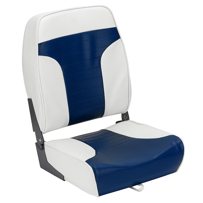 Сиденье В Лодку Катер Rye High Back 550*390*400 Серо/Синие Hm40-10151 Днепр - изображение 1