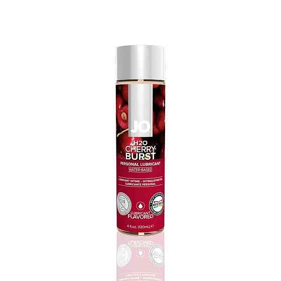 Смазка на водной основе JO H2O — Cherry Burst (120 мл) без сахара, растительный глицерин Sex Aura Киев