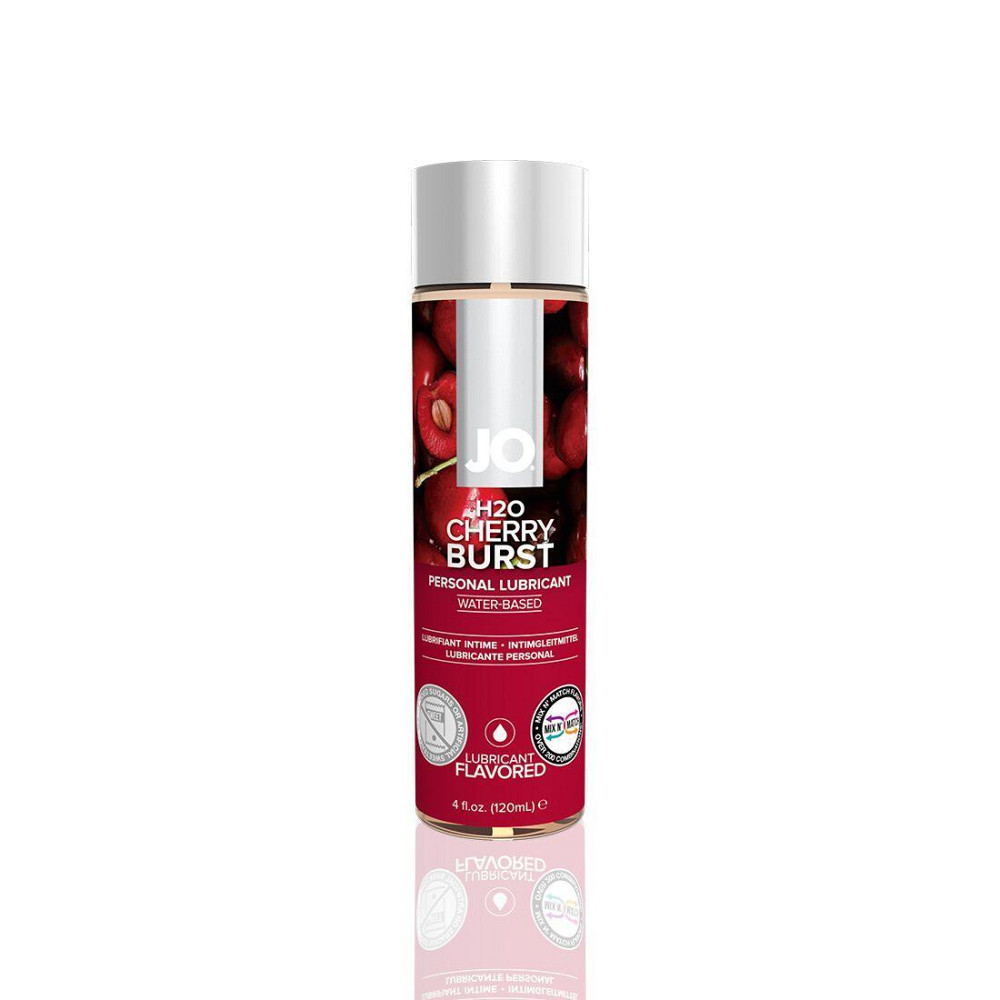 Смазка на водной основе JO H2O — Cherry Burst (120 мл) без сахара, растительный глицерин Sex Aura Киев - изображение 1