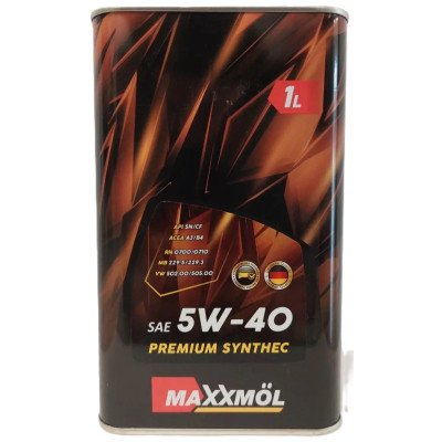 Моторное масло Maxxmol Premium Synthec 5W-40 1л Винница - изображение 1