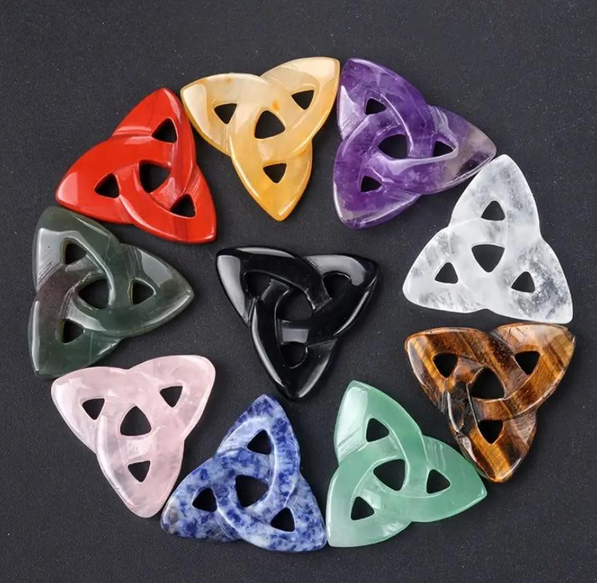 Натуральный Кристалл Кельтский Узел – розовый кварц, размер 3.5-4 см. Кристалл розового кварца Киев - изображение 3