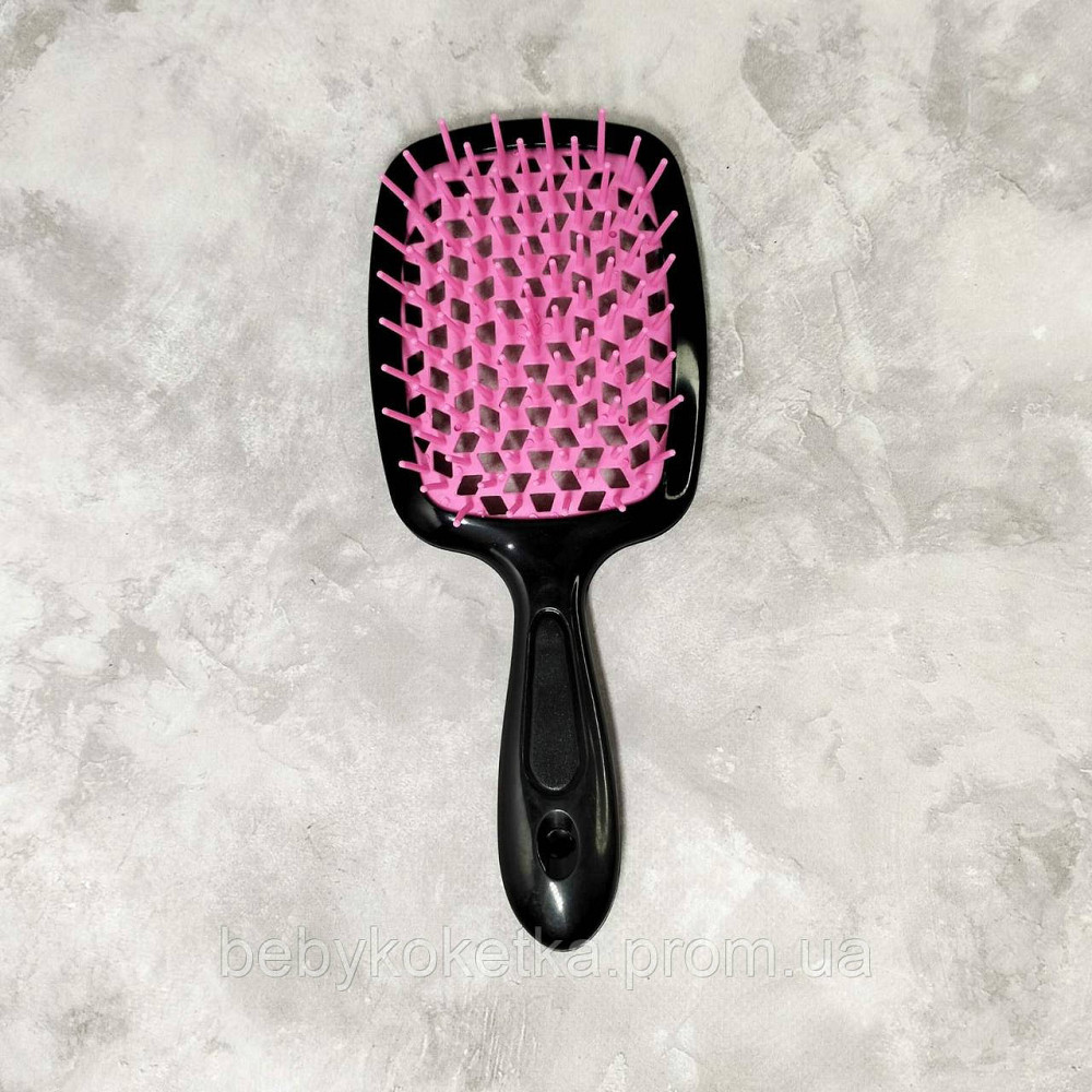 Щетка для волос черно-розовая Львов - изображение 1